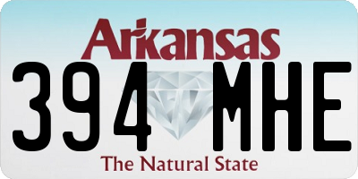AR license plate 394MHE