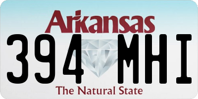 AR license plate 394MHI