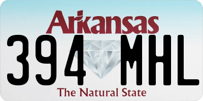 AR license plate 394MHL