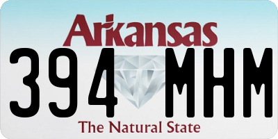 AR license plate 394MHM