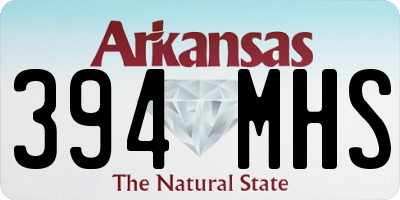 AR license plate 394MHS
