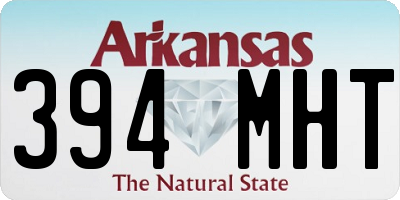 AR license plate 394MHT
