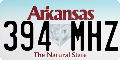 AR license plate 394MHZ