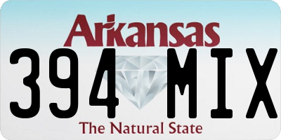AR license plate 394MIX
