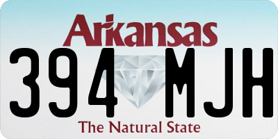 AR license plate 394MJH