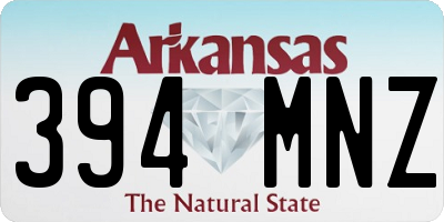 AR license plate 394MNZ