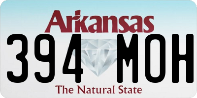 AR license plate 394MOH