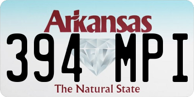 AR license plate 394MPI