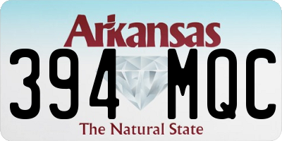 AR license plate 394MQC