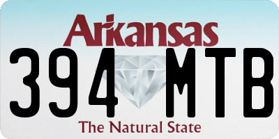 AR license plate 394MTB