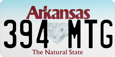 AR license plate 394MTG