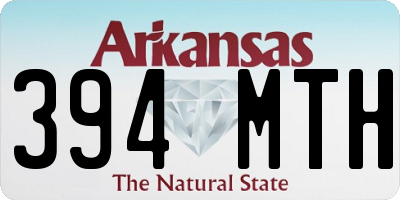 AR license plate 394MTH
