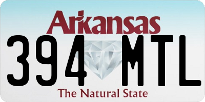 AR license plate 394MTL