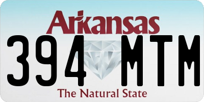 AR license plate 394MTM