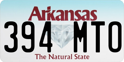 AR license plate 394MTO
