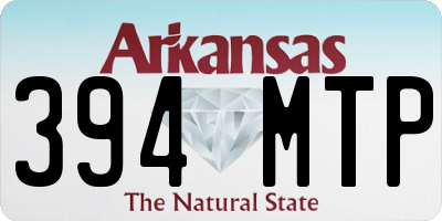AR license plate 394MTP