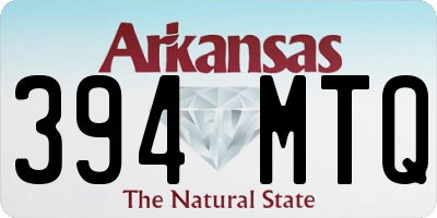 AR license plate 394MTQ