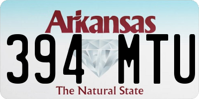 AR license plate 394MTU