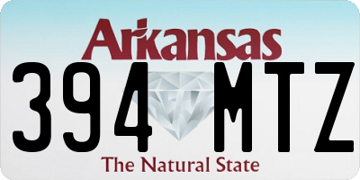 AR license plate 394MTZ