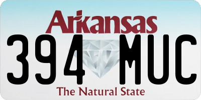 AR license plate 394MUC