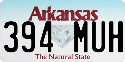 AR license plate 394MUH