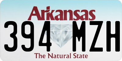 AR license plate 394MZH