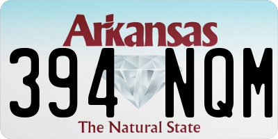 AR license plate 394NQM