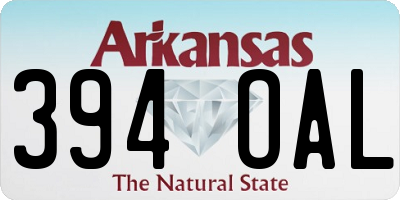 AR license plate 394OAL
