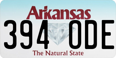 AR license plate 394ODE
