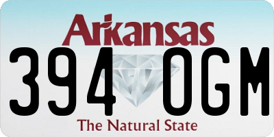 AR license plate 394OGM