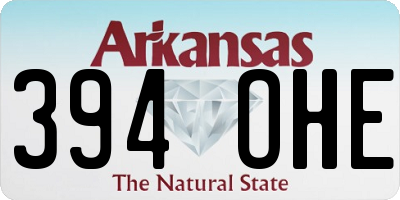 AR license plate 394OHE