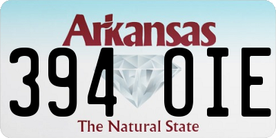 AR license plate 394OIE