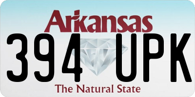 AR license plate 394UPK