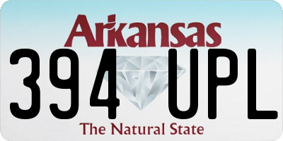 AR license plate 394UPL