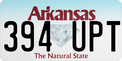 AR license plate 394UPT