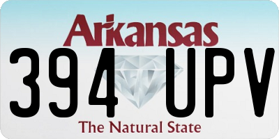 AR license plate 394UPV
