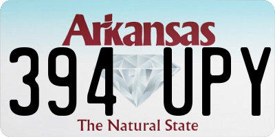 AR license plate 394UPY
