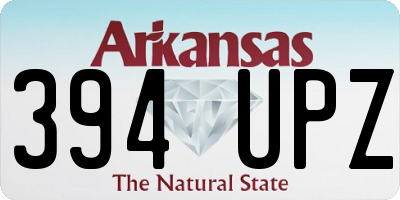 AR license plate 394UPZ