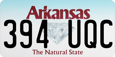 AR license plate 394UQC