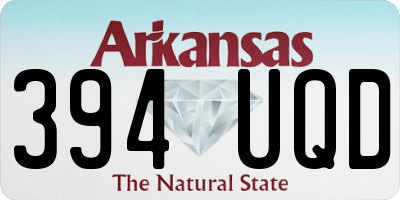 AR license plate 394UQD