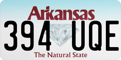 AR license plate 394UQE