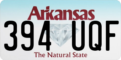 AR license plate 394UQF