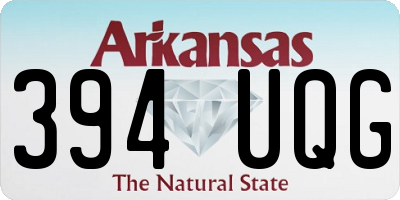 AR license plate 394UQG