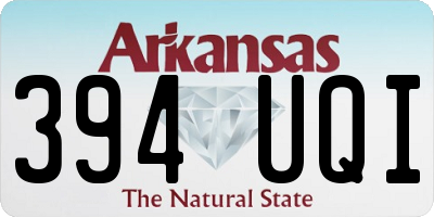 AR license plate 394UQI