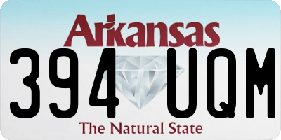 AR license plate 394UQM
