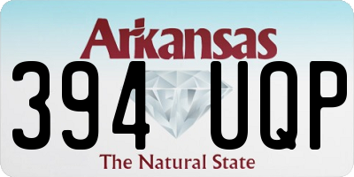 AR license plate 394UQP