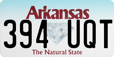 AR license plate 394UQT