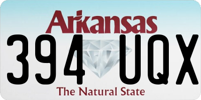 AR license plate 394UQX