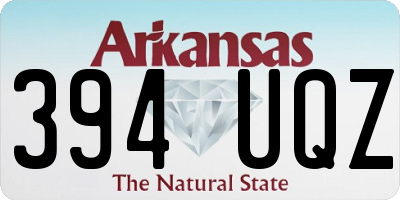 AR license plate 394UQZ
