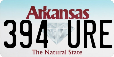 AR license plate 394URE